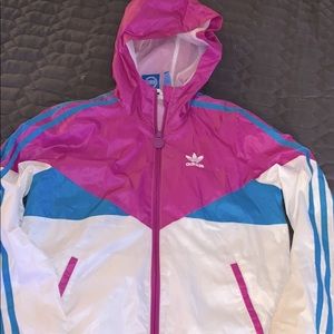 Girls Adidas Lightweight Jacket - XS